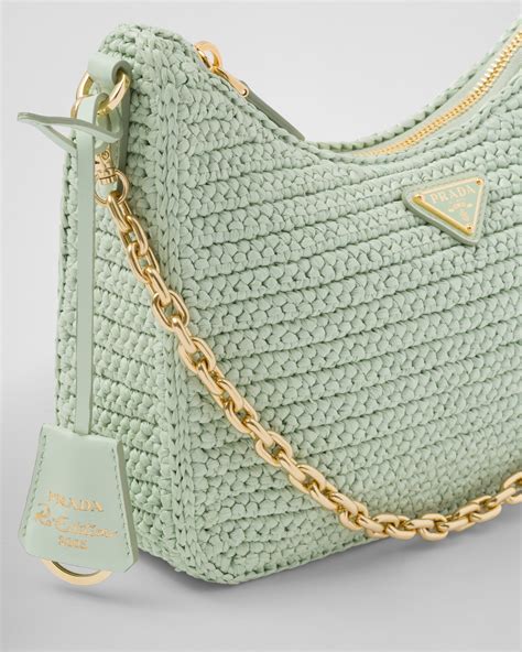 prada re-edition 2005 crochet bag|prada re edition bag.